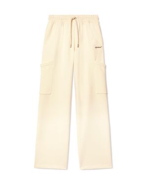Off-White c/o Virgil Abloh Bookish Cargo Sweatpants - Neutro