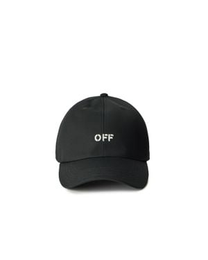Off-White c/o Virgil Abloh Drill Off Stamp Baseball Cap - Black