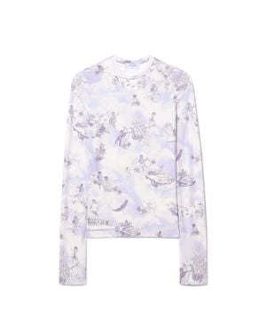 Off-White c/o Virgil Abloh Second Skin Long Sleeve Top - Purple