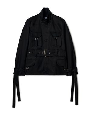 Off-White c/o Virgil Abloh Co Cargo Belt Field Jacket - Black