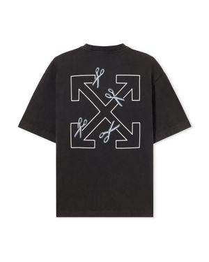 Off-White c/o Virgil Abloh Scissor Arrow Skate T-Shirt - Black
