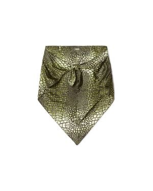 Off-White c/o Virgil Abloh Crocodile Bandana Skirt - Green