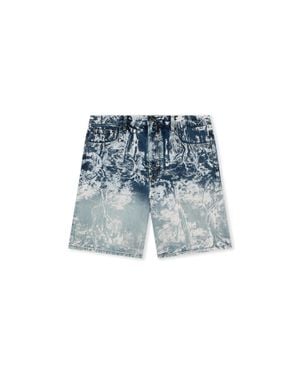 Off-White c/o Virgil Abloh City Nature Denim Shorts - Blue