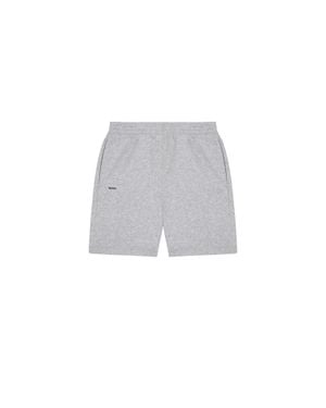 PANGAIA 365 Midweight Mid Length Shorts— Marl - Natural
