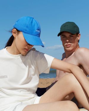 PANGAIA Organic Cotton Cap Logo—Gaia - Blue