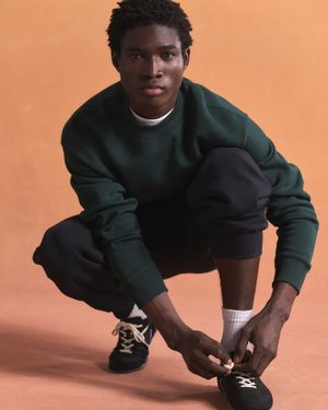 PANGAIA Heavyweight Sweatshirt—Depth - Green