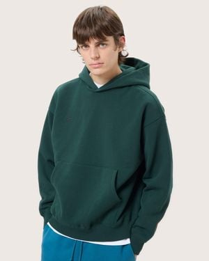 PANGAIA Heavyweight Soft Organic Cotton Hoodie—Depth - Green