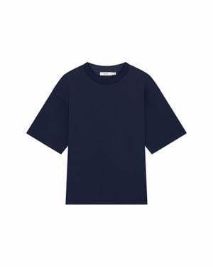 PANGAIA Interlock Oversized T-Shirt - Blue