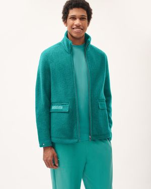 PANGAIA Men's Dna Utility Wool Jacket - Green