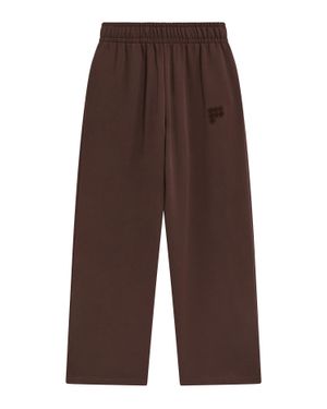 PANGAIA Straight Leg Track Pants—Mahogany - Brown