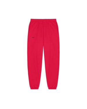 PANGAIA 365 Heavyweight Track Pants—Goji - Red