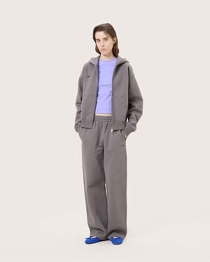 PANGAIA Heavyweight Straight Leg Sweatpants—Slate Escape - Grey
