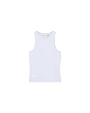 PANGAIA Court Side Tank Top—Ice - White