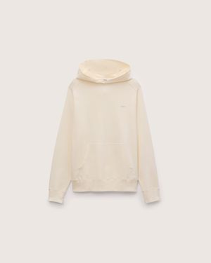 PANGAIA Midweight Logo Hoodie—Soft Void - White