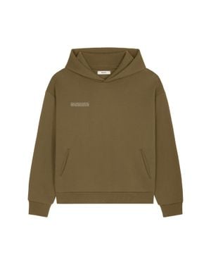 PANGAIA 365 Heavyweight Soft Organic Cotton Hoodie—Soil - Green