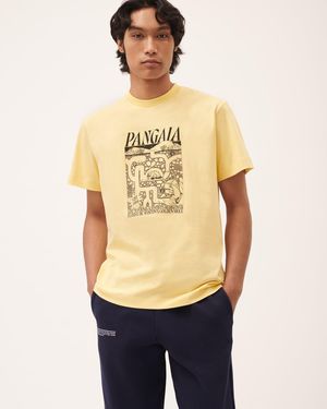 PANGAIA Elusive Mole Hope T-Shirt—Sunbeam - Blue
