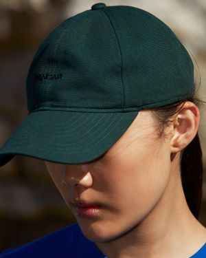 PANGAIA Organic Cotton Cap Logo—Depth - Green