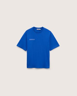 PANGAIA Midweight T-Shirt—Gaia - Blue