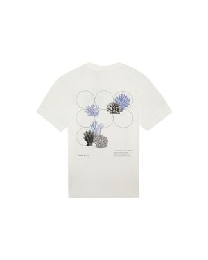 PANGAIA Coral Gardeners Midweight T-Shirt—Off - White