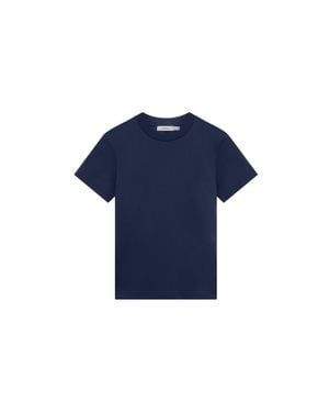 PANGAIA Interlock T-Shirt—Granite - Blue