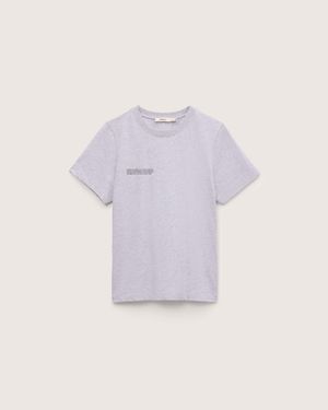 PANGAIA Midweight T-Shirt— Marl - White
