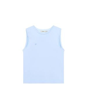 PANGAIA Sleeveless T-Shirt—Wildflower - Blue