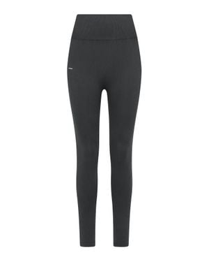 PANGAIA Cotton-Stretch Leggings—Smoked - Grey