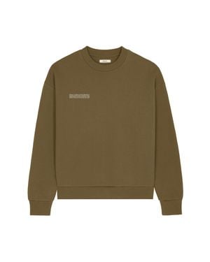 PANGAIA 365 Heavyweight Sweatshirt—Soil - Green