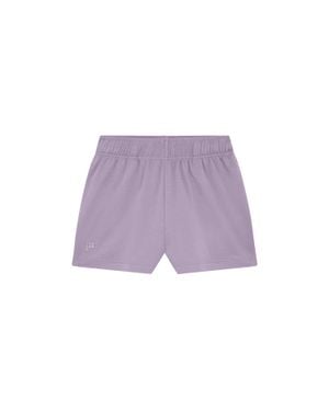 PANGAIA Cotton Shorts—Dusty Mauve - Purple