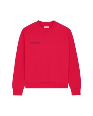 PANGAIA 365 Heavyweight Sweatshirt—Goji - Red
