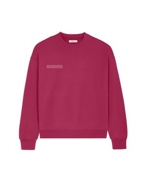 PANGAIA 365 Midweight Sweatshirt—Milkyway - Red