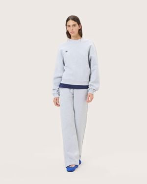 PANGAIA Heavyweight Straight Leg Sweatpants— Marl - Blue