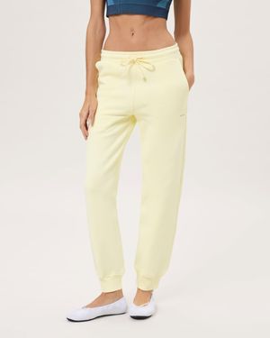 PANGAIA Heavyweight Drawstring Sweatpants—Light - Yellow