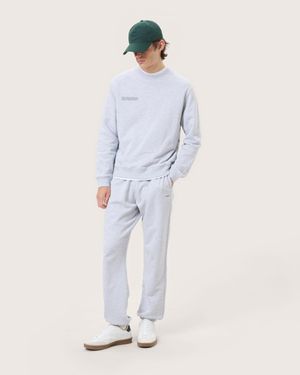 PANGAIA Midweight Track Pants— Marl - White