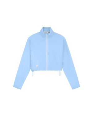PANGAIA Recycled Nylon Zip Up Jacket—Dewdrop - Blue