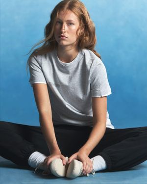 PANGAIA Midweight T-Shirt— Marl - White
