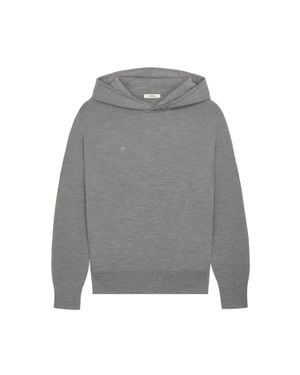 PANGAIA Regenerative Merino Wool Hoodie - Grey
