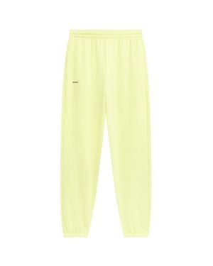 PANGAIA 365 Midweight Track Pants—Soft Lime - Yellow