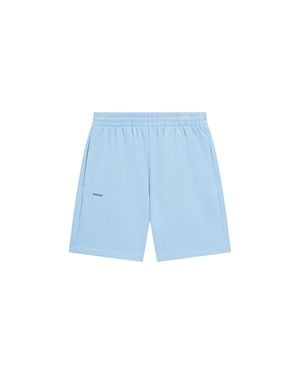 PANGAIA 365 Midweight Mid Length Shorts—Dewdrop - Blue
