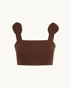 Racil Bow Bralette - Brown