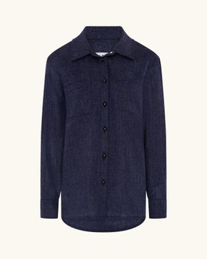 Racil X Noor Fares Overshirt 1 - Blue