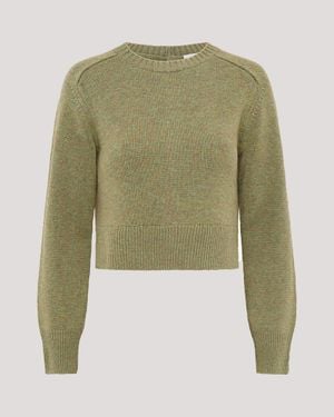 Racil Caro Cropped Jumper - Green