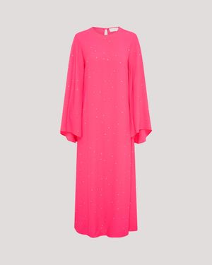 Racil Jackie Kaftan Dress With Crystals - Pink
