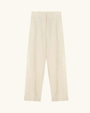 Racil Harry Tuxedo Trousers - White