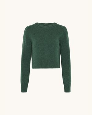 Racil Caro Cropped Jumper - Green