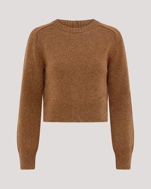 Racil Caro Cropped Jumper - Brown
