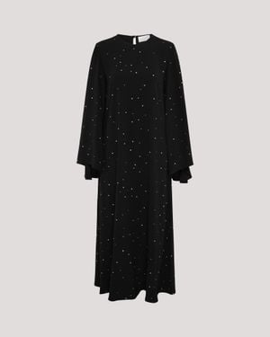 Racil Jackie Kaftan Dress With Crystals - Black