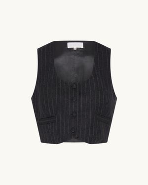 Racil Tony Waistcoat - Black