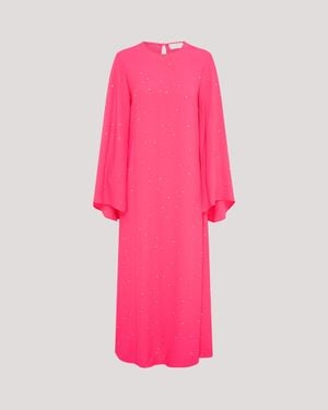Racil Jackie Kaftan Dress With Crystals - Pink