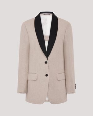 Racil Bianca Tuxedo Jacket - Natural